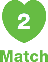 heart number 2 match